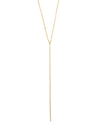 Shop Argento Vivo Pailette Lariat Necklace In Gold
