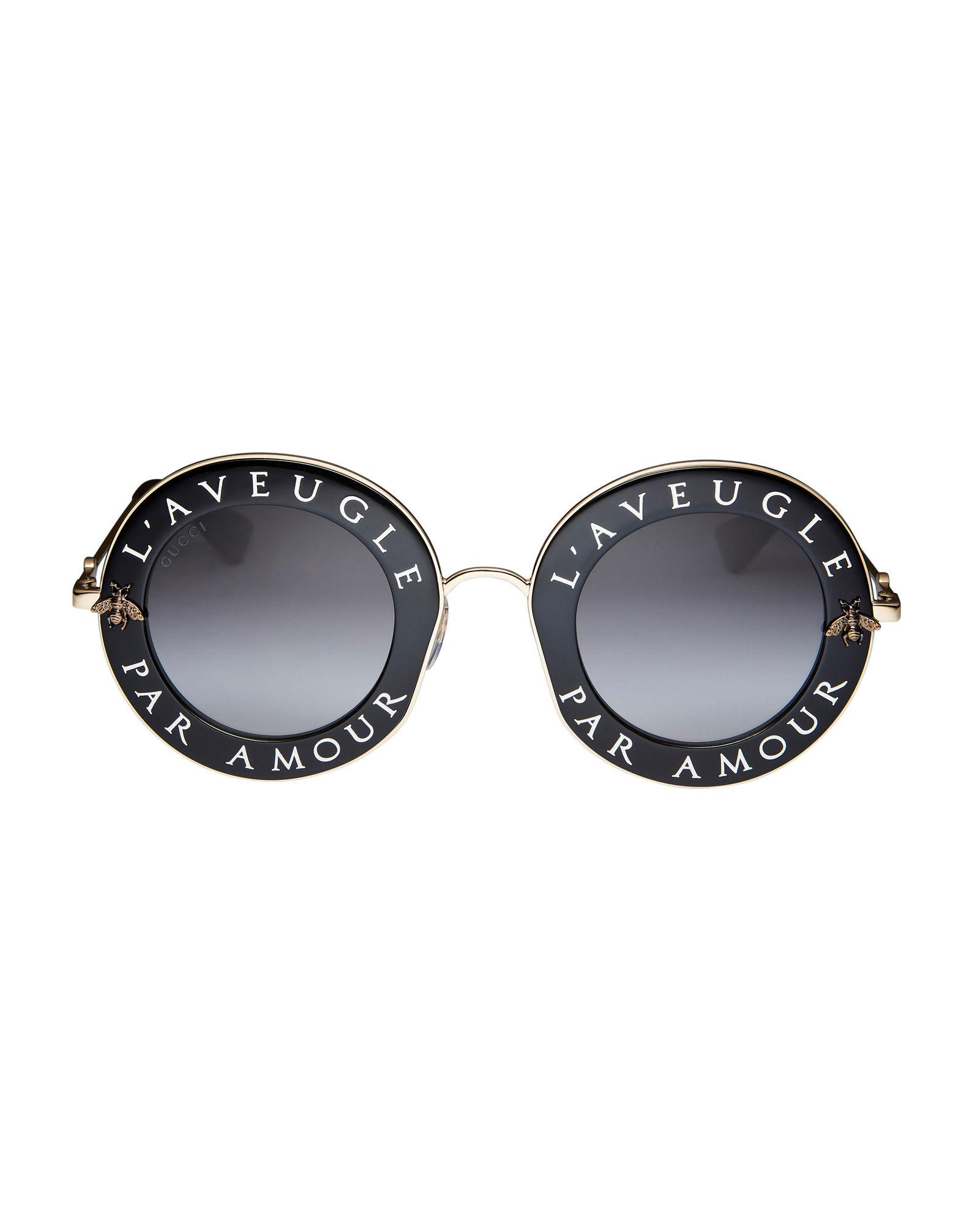 love is blind gucci sunglasses