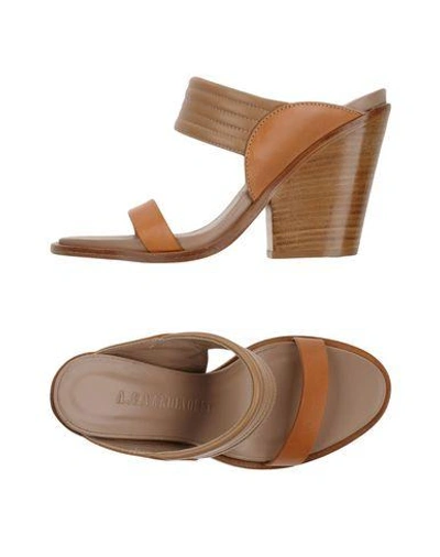 Shop A.f.vandevorst Sandals In Camel