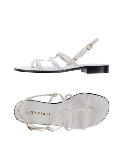 Shop Bruno Magli Sandals In White