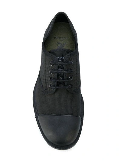 Shop Pezzol 1951 Scud Derby Shoes In Black