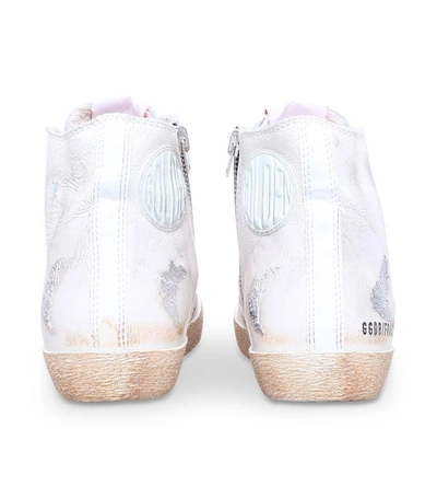 Shop Golden Goose Francy High-top Sneakers In White