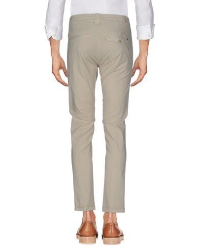 Shop Dondup Man Pants Beige Size 30 Cotton, Elastane