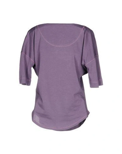 Shop Vivienne Westwood T-shirts In Purple