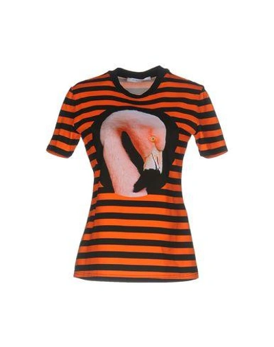 Shop Givenchy T-shirts In Orange