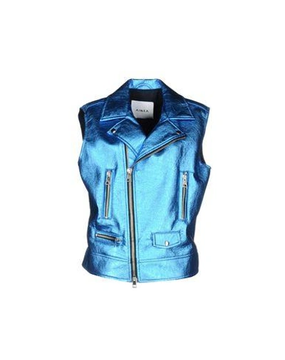 Shop Ainea Jacket In Blue