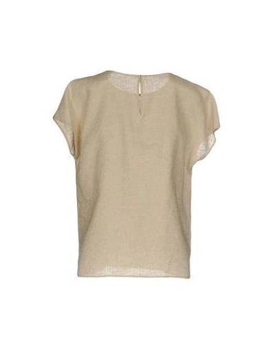 Shop Dolce & Gabbana Blouse In Beige