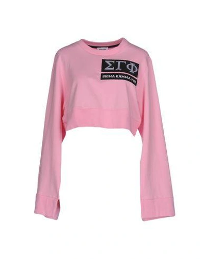 Shop Au Jour Le Jour Sweatshirt In Pink