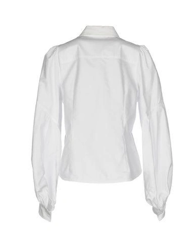 Shop Marc Jacobs Solid Color Shirts & Blouses In White