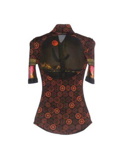 Shop Givenchy Patterned Shirts & Blouses In Red
