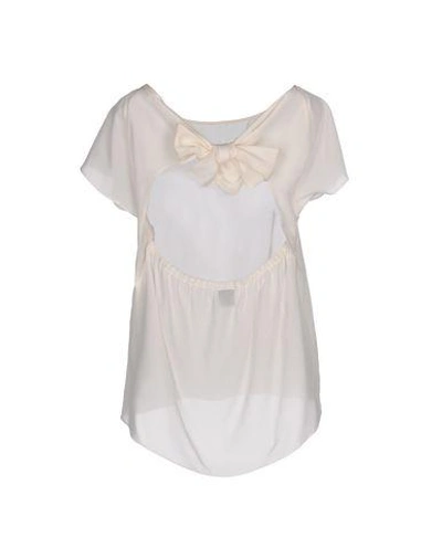 Shop Pinko Blouses In Ivory