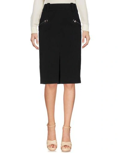 Shop Tom Ford Knee Length Skirt In Black