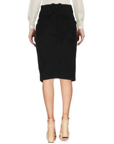 Shop Tom Ford Knee Length Skirt In Black