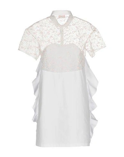 Shop Giamba Short Dresses In White
