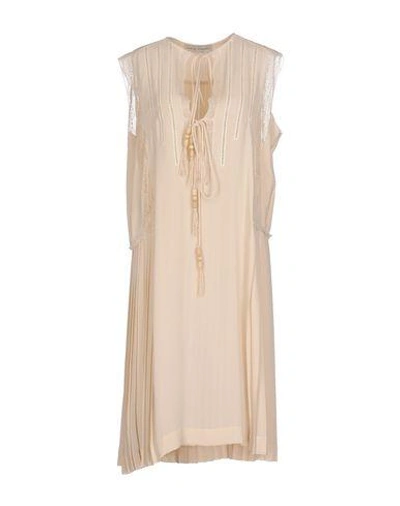 Shop Veronique Branquinho Knee-length Dress In Ivory