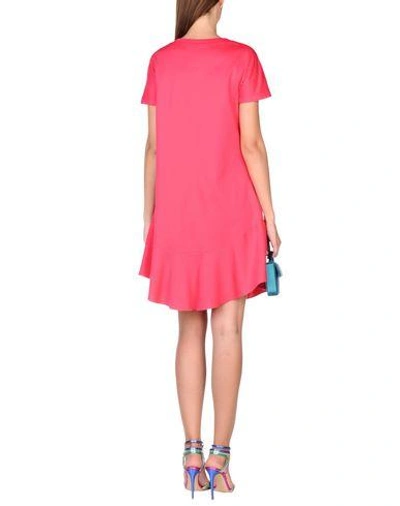 Shop Jil Sander Short Dress In Fuchsia