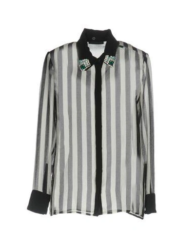 Shop Pinko Silk Shirts & Blouses In Black