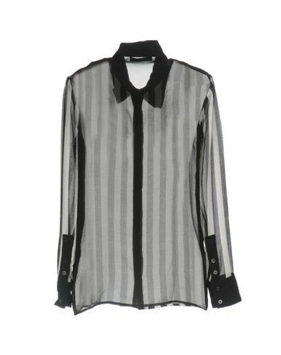 Shop Pinko Silk Shirts & Blouses In Black