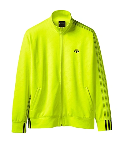 Shop Adidas Originals By Alexander Wang Yellow Jacquard Track Jacket