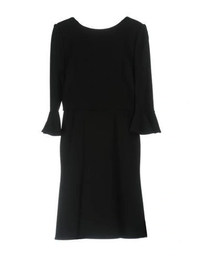 Shop Dolce & Gabbana Woman Short Dress Black Size 6 Viscose, Acetate, Elastane