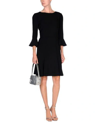 Shop Dolce & Gabbana Woman Short Dress Black Size 6 Viscose, Acetate, Elastane