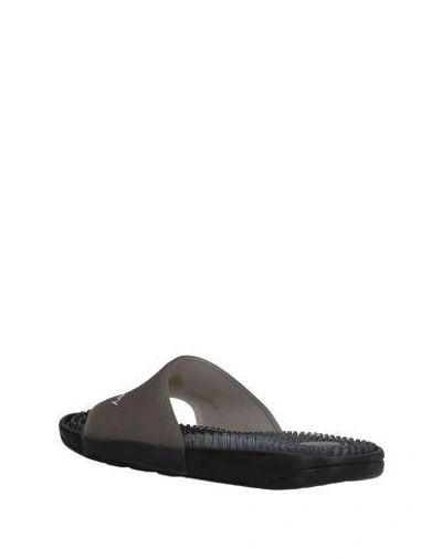 Shop Adidas By Stella Mccartney Sandals In Lead