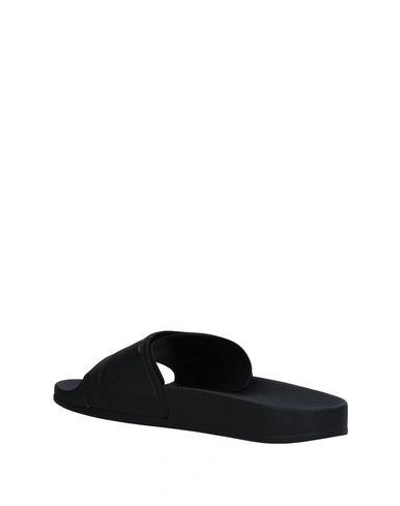 Shop Adidas Originals Sandals In Black