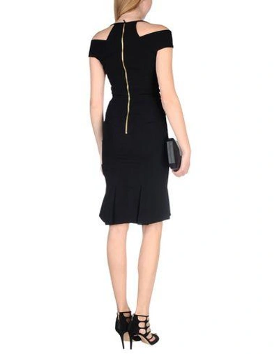 Shop Roland Mouret Knee-length Dress In Black