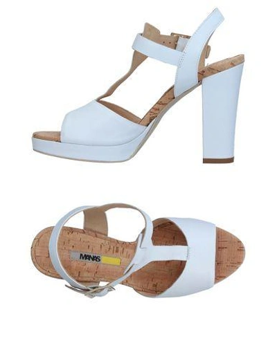 Shop Manas Sandals In White