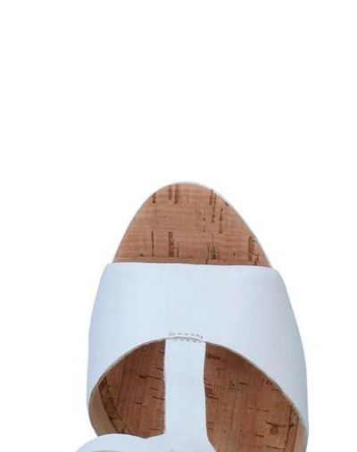 Shop Manas Sandals In White