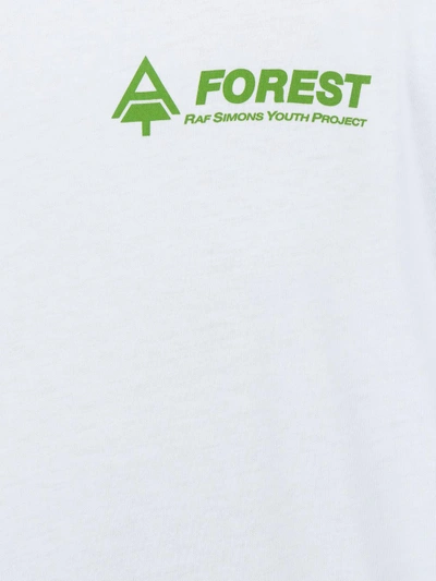 Shop Raf Simons 'forest' Short Sleeve Printed T-shirt