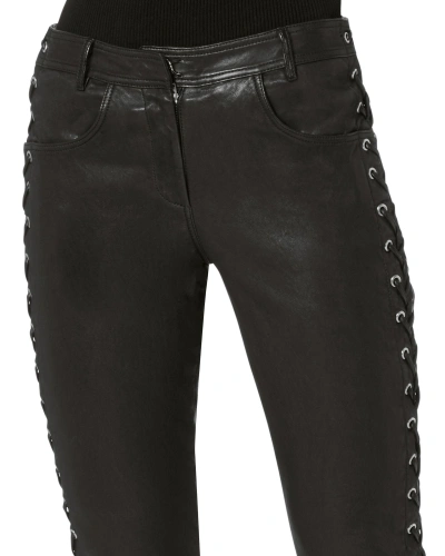 Shop A.l.c Dent Lace-up Leather Pants