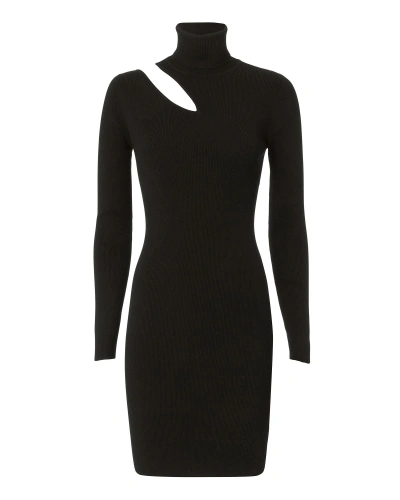 Shop A.l.c West Dress Cutout Black Turtleneck Dress