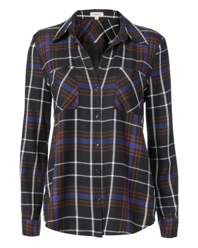 Shop L Agence Denise Plaid Shirt