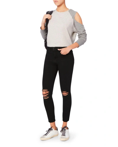 Shop L Agence Margot Distressed Skinny Jeans