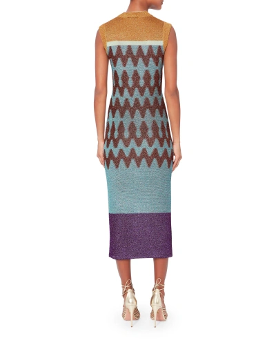 Shop Missoni Jacquard Lamé Knit Midi Dress