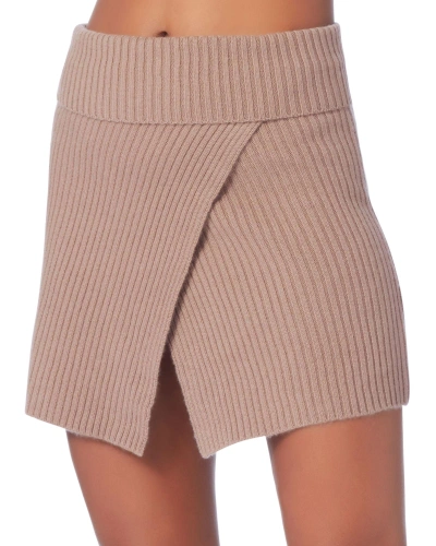 Shop Theperfext Cameron Cross Front Mini Skirt
