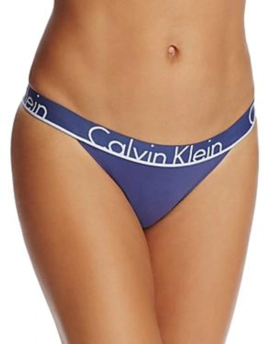 Shop Calvin Klein Id Tanga In Placid