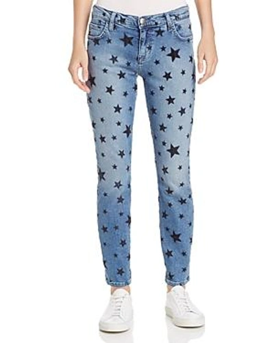 Shop Current Elliott Current/elliott The Stiletto Star Jeans In Flocked Star