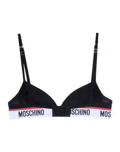 Shop Moschino Underwear Bras In Black