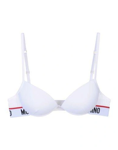 Shop Moschino Underwear Bras In White