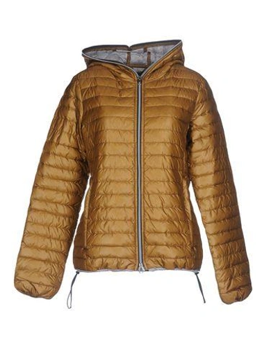 Shop Duvetica Down Jackets In Brown