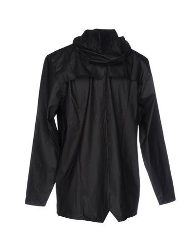 Shop Rains Full-length Jacket In Black