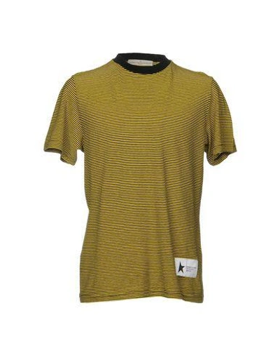 Shop Golden Goose T-shirts In Yellow