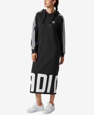 adidas long dress with hood