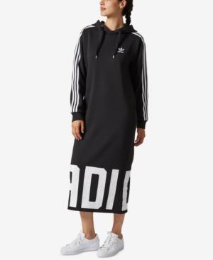adidas maxi dress hoodie
