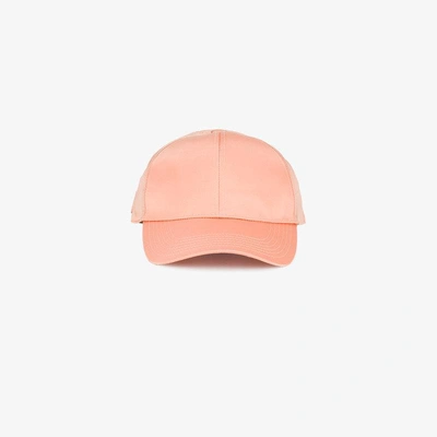 Shop Acne Studios Pink Camp Matt Face Baseball Cap In Pink/purple