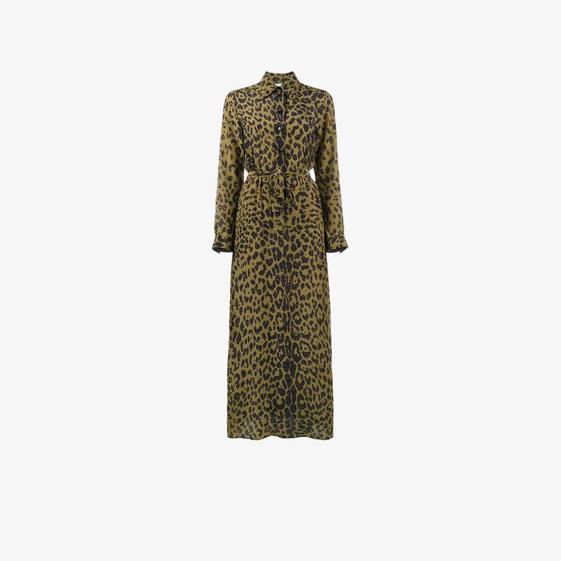 bella freud leopard dress