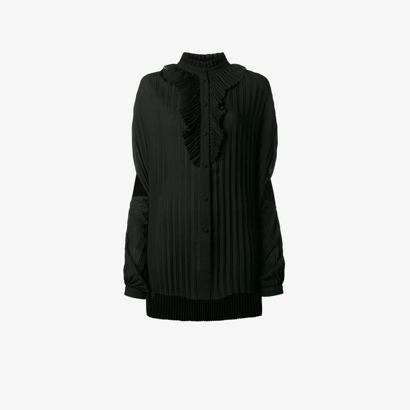 Balenciaga Multi Styling Blouse In Black | ModeSens