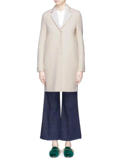 Shop Harris Wharf London 'cocoon' Pressed Virgin Wool Coat